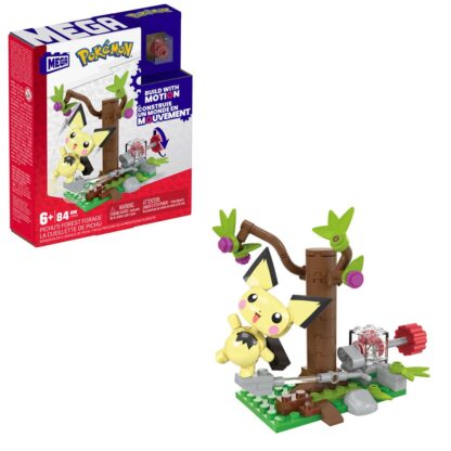 Pokémon Mega Construx Bauset Pichus Wald-Futtersuche – Bild 2