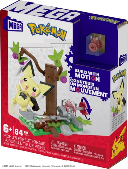 Pokémon Mega Construx Bauset Pichus Wald-Futtersuche – Bild 6