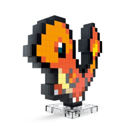 Pokémon MEGA Bauset Glumanda Pixel Art – Bild 4