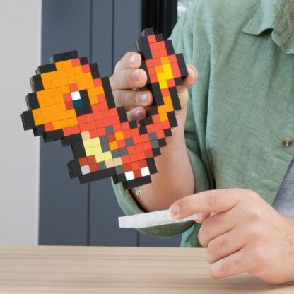 Pokémon MEGA Bauset Glumanda Pixel Art – Bild 5
