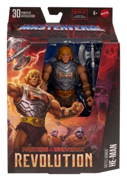 Masters of the Universe: Revolution Masterverse Actionfigur Battle Armor He-Man 18 cm – Bild 3