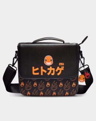 Pokemon PU Leder Umhängetasche Charmander