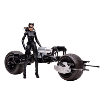 DC Multiverse Fahrzeug Batpod with Catwoman (The Dark Knight Rises) – Bild 3