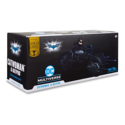 DC Multiverse Fahrzeug Batpod with Catwoman (The Dark Knight Rises) – Bild 14