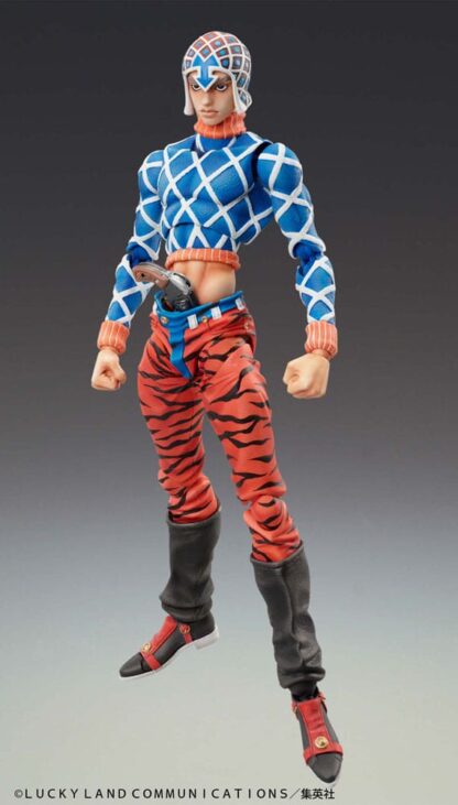 JoJo's Bizarre Adventure Part 5 Statue Legend PVC Statue Chozokado Guido Mista & S P (re-run) 15 cm – Bild 2