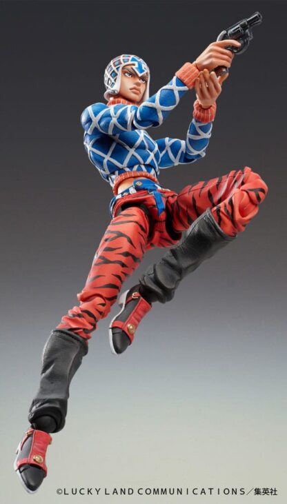 JoJo's Bizarre Adventure Part 5 Statue Legend PVC Statue Chozokado Guido Mista & S P (re-run) 15 cm – Bild 4