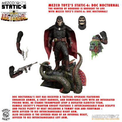 Original Character Static-6 PVC Statue 1/6 Rumble Society - Doc Nocturnal 38 cm – Bild 3