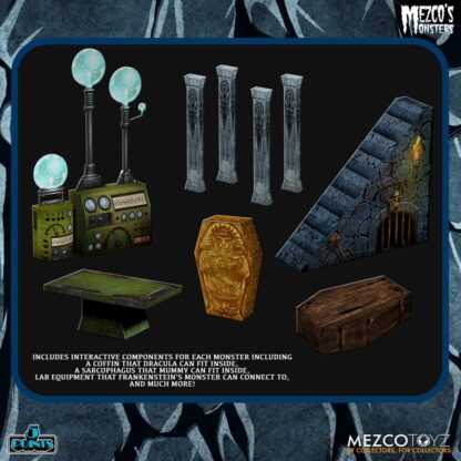 Mezco's Monsters 5 Points Actionfiguren Tower of Fear Deluxe Box Set 9 cm – Bild 7
