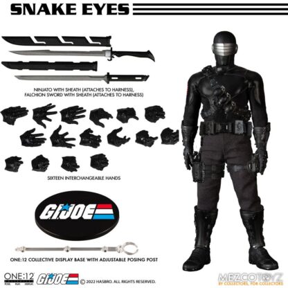 G.I. Joe Actionfigur mit Leuchtfunktion 1/12 Snake Eyes Deluxe Edition 17 cm – Bild 17