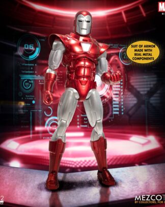 Marvel Actionfigur 1/12 Iron Man (Silver Centurion Edition) 16 cm