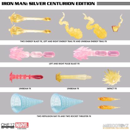 Marvel Actionfigur 1/12 Iron Man (Silver Centurion Edition) 16 cm – Bild 13
