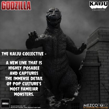 Godzilla (1954) Kaiju Collective Actionfigur Godzilla - Black & White Edition 20 cm – Bild 2