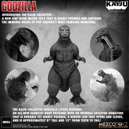 Godzilla (1954) Kaiju Collective Actionfigur Godzilla - Black & White Edition 20 cm – Bild 15
