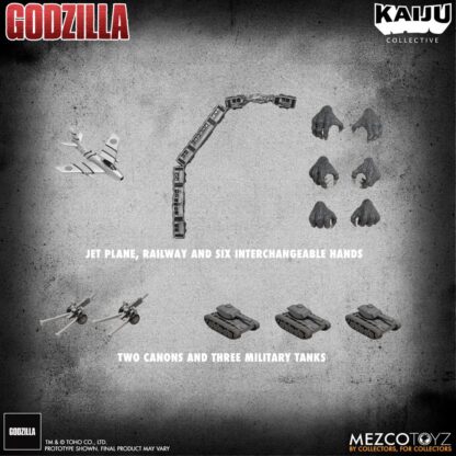 Godzilla (1954) Kaiju Collective Actionfigur Godzilla - Black & White Edition 20 cm – Bild 17