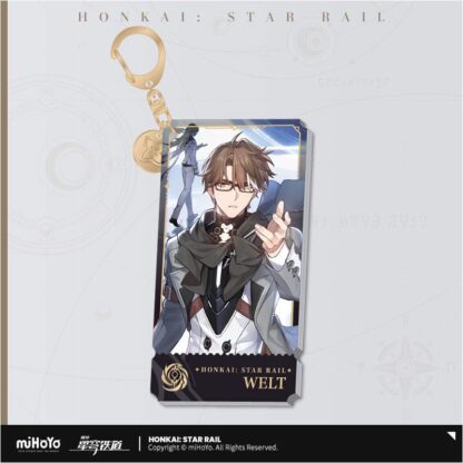 Honkai: Star Rail Charakter Acryl Schlüsselanhänger Welt 9 cm