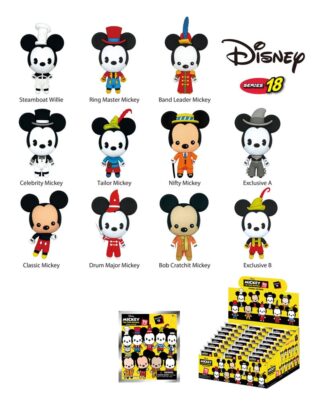 Disney 3D PVC-Taschenanhänger Mickey Through the Year Series 18 Display (24)