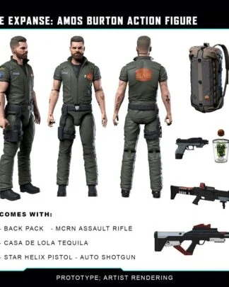 The Expanse Actionfigur Amos Burton 20 cm
