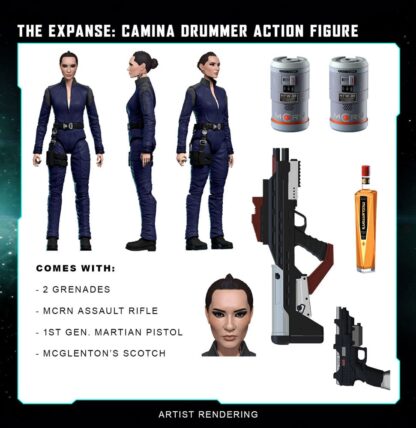 The Expanse Actionfigur Camina Drummer 20 cm