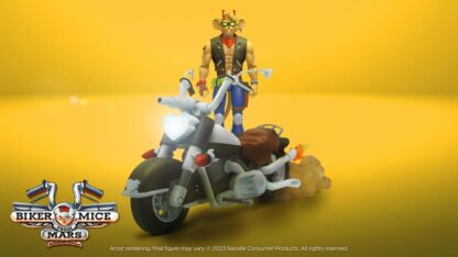 Biker Mice From Mars Fahrzeug Throttle's Martian Monster Bike 23 cm – Bild 6