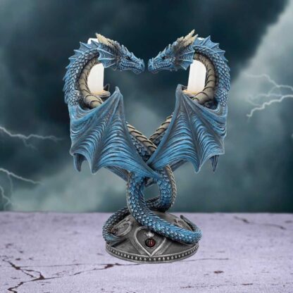 Anne Stokes Kerzenständer Dragon Heart 23 cm – Bild 2