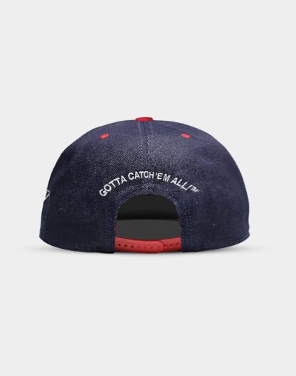 Pokemon Denim Snapback Cap Logo – Bild 3