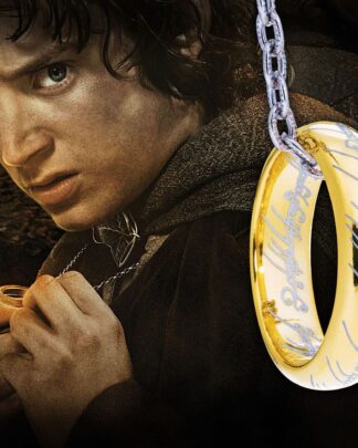 Herr der Ringe Ring mit Kette Der Eine Ring (Sterling Silber)