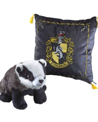 Harry Potter House Mascot Kissen mit Plüschfigur Hufflepuff