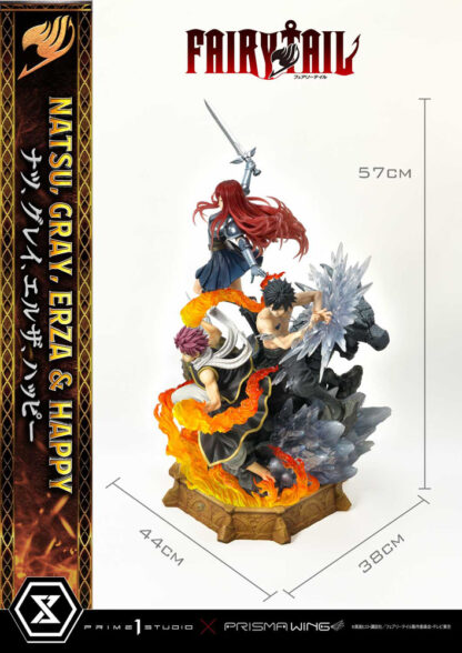 Fairy Tail PVC Statue 1/6 Natsu, Gray, Erza, Happy Deluxe Version 57 cm – Bild 2