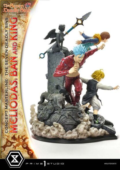 Seven Deadly Sins Concept Masterline Series Statue Meliodas, Ban and King 55 cm – Bild 8