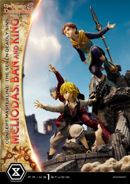 Seven Deadly Sins Concept Masterline Series Statue Meliodas, Ban and King 55 cm – Bild 17