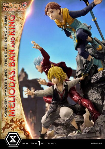 Seven Deadly Sins Concept Masterline Series Statue Meliodas, Ban and King 55 cm – Bild 18