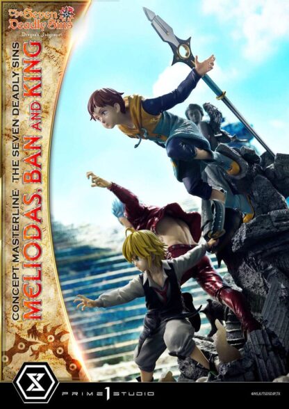 Seven Deadly Sins Concept Masterline Series Statue Meliodas, Ban and King 55 cm – Bild 22