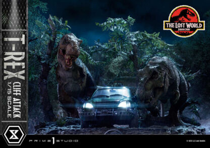Jurassic World: The Lost World Statue 1/15 T-Rex Cliff Attack 53 cm – Bild 5