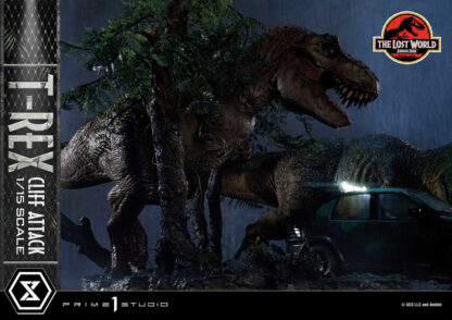 Jurassic World: The Lost World Statue 1/15 T-Rex Cliff Attack 53 cm – Bild 6