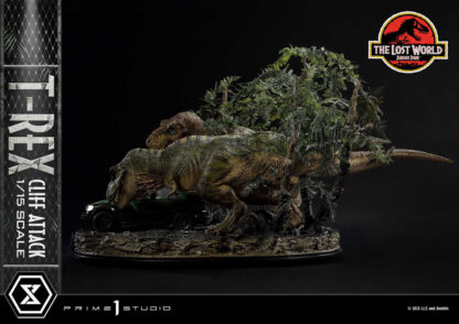 Jurassic World: The Lost World Statue 1/15 T-Rex Cliff Attack 53 cm – Bild 9