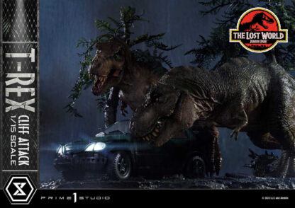 Jurassic World: The Lost World Statue 1/15 T-Rex Cliff Attack 53 cm – Bild 13