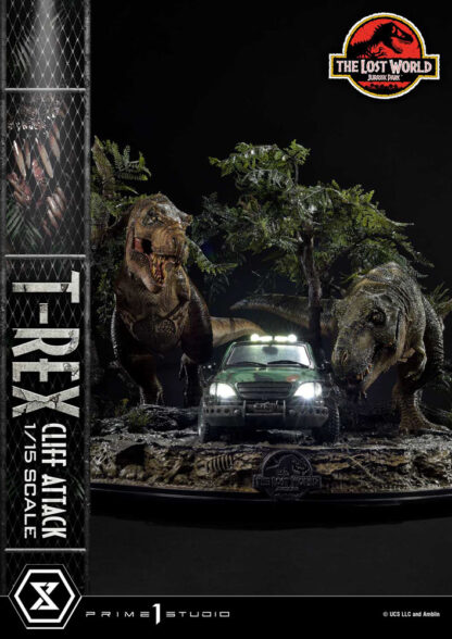 Jurassic World: The Lost World Statue 1/15 T-Rex Cliff Attack 53 cm – Bild 26