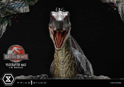 Jurassic Park III Legacy Museum Collection Statue 1/6 Velociraptor Male 40 cm – Bild 25
