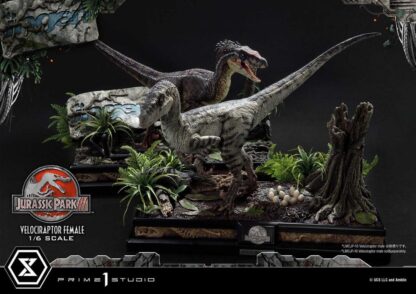 Jurassic Park III Legacy Museum Collection Statue 1/6 Velociraptor Female Bonus Version 44 cm – Bild 22