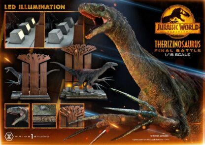 Jurassic World: Ein neues Zeitalter Legacy Museum Collection Statue 1/15 Therizinosaurus Final Battle Regular Version 55 cm – Bild 3