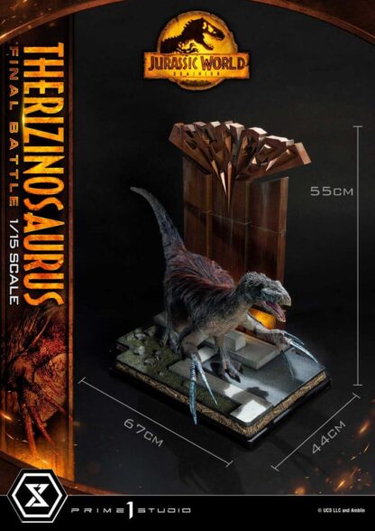 Jurassic World: Ein neues Zeitalter Legacy Museum Collection Statue 1/15 Therizinosaurus Final Battle Regular Version 55 cm – Bild 5