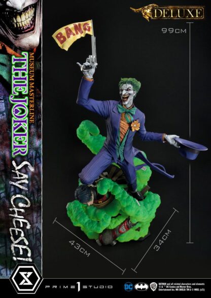 DC Comics Statue 1/3 The Joker Say Cheese Deluxe Bonus Version 99 cm – Bild 24