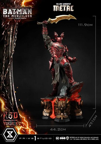 Dark Nights: Death Metal Statue 1/3 The Mericless Red Version 111 cm – Bild 6