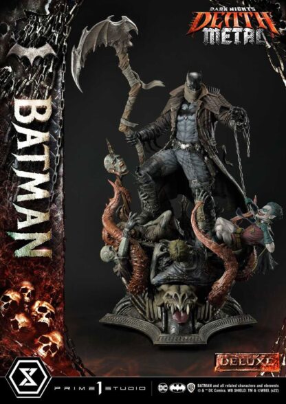 Dark Knights: Metal Statue 1/3 Death Metal Batman Deluxe Bonus Ver. 105 cm – Bild 2