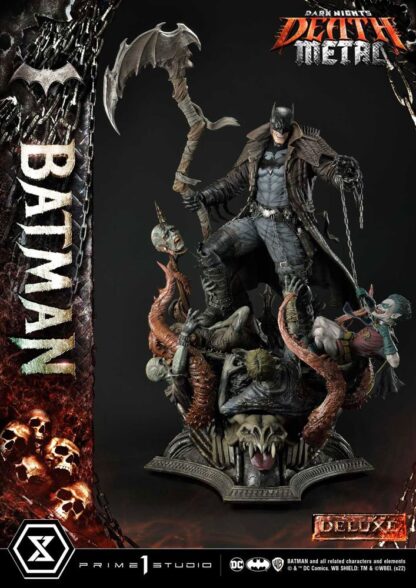 Dark Knights: Metal Statue 1/3 Death Metal Batman Deluxe Bonus Ver. 105 cm – Bild 3