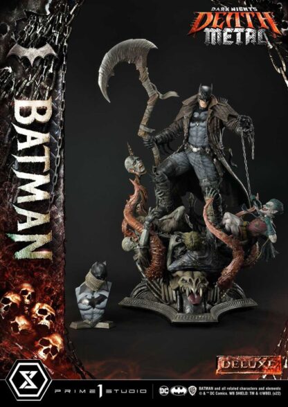 Dark Knights: Metal Statue 1/3 Death Metal Batman Deluxe Bonus Ver. 105 cm – Bild 5