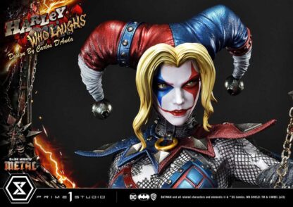 Dark Nights: Metal Museum Masterline Series Statue 1/3 Harley Quinn Who Laughs Concept Design by Caelos D`anda Deluxe Version 78 cm – Bild 3