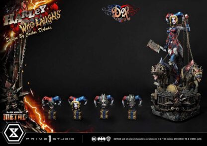Dark Nights: Metal Museum Masterline Series Statue 1/3 Harley Quinn Who Laughs Concept Design by Caelos D`anda Deluxe Version 78 cm – Bild 12