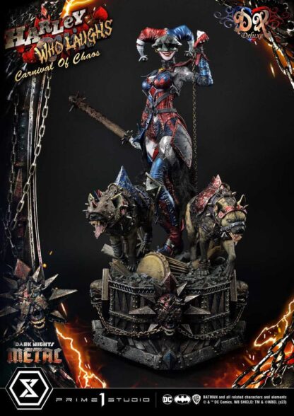 Dark Nights: Metal Museum Masterline Series Statue 1/3 Harley Quinn Who Laughs Concept Design by Caelos D`anda Deluxe Version 78 cm – Bild 13