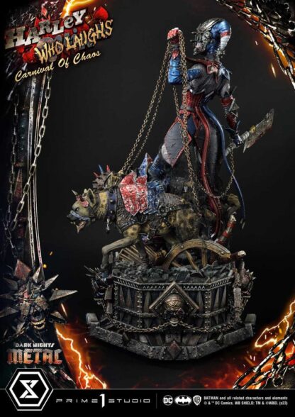 Dark Nights: Metal Museum Masterline Series Statue 1/3 Harley Quinn Who Laughs Concept Design by Caelos D`anda Deluxe Version 78 cm – Bild 18